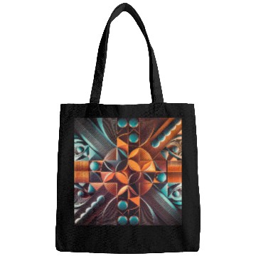 Discover Geometric Symphony Bags