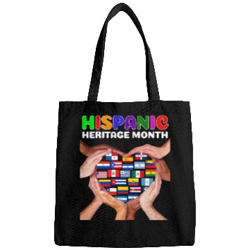 Discover Hispanic Heritage Month All Countries Heart Hands Bags