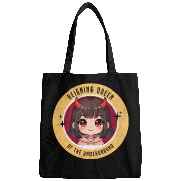 Discover Queen of underground mean girl cute kawaii design Bags