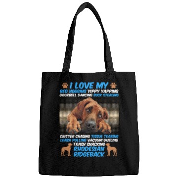 Discover Ridgeback Owner I LOVE MY RHODESIAN RIDGEBACK Bags