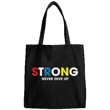 Discover strong never give up Bags