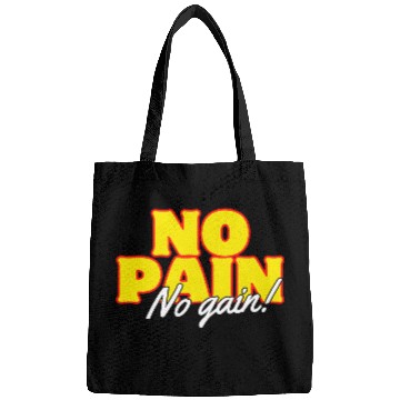 Discover Motivational Fitness: No Pain No Gain Bags