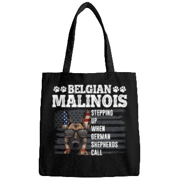 Discover BELGIAN MALINOIS STEPPING UP WHEN SHEPHERDS CALL Bags