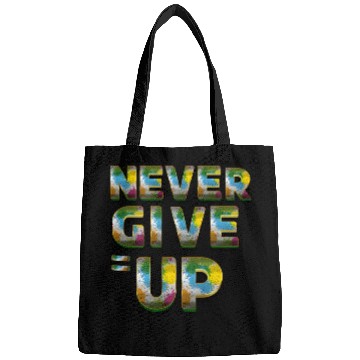 Discover Never Give Up Motivational Bags
