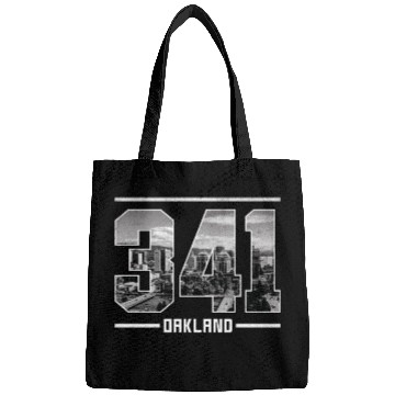 Discover Vintage Oakland 341 Area Code California Skyline Bags