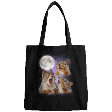 Discover Funny Squirrel Moon Space! Nerd, Geed, Science Bags