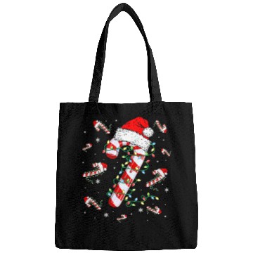 Discover Candy Cane Lights Christmas Bags