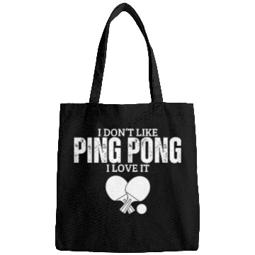 Discover I Love Ping Pong Funny Ping Pong Player Bags
