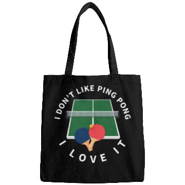 Discover I Love Ping Pong Funny Ping Pong Player Bags
