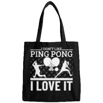 Discover I Love Ping Pong Funny Ping Pong Player Bags
