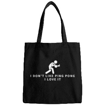 Discover I Love Ping Pong Funny Ping Pong Player Bags