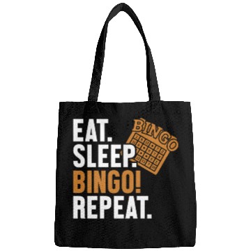 Discover Eat Sleep Bingo Repeat Caller Daubers Bags