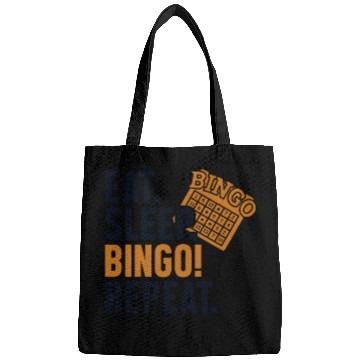 Discover Eat Sleep Bingo Repeat Caller Daubers Bags