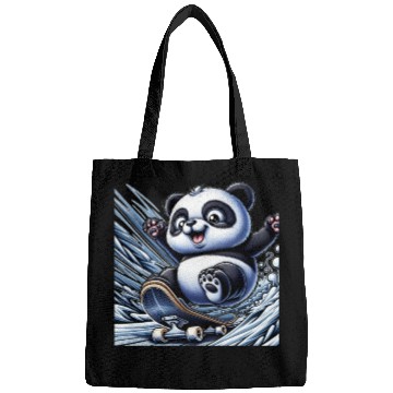 Discover Cute Skater Panda Bags