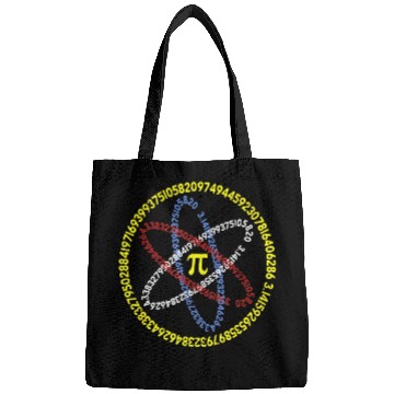 Discover Math Lover Pi Day Atom Symbol Numbers 3.14 Bags