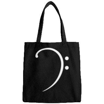Discover Music Bass Clef Note Cool Sound Symbol Two Points Bags