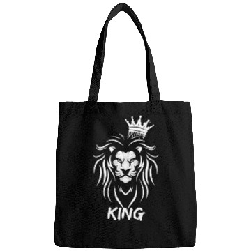 Discover Lion King Motivational design Bags