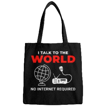 Discover Amateur Ham Radio Operator Radio Waves Frequency Bags