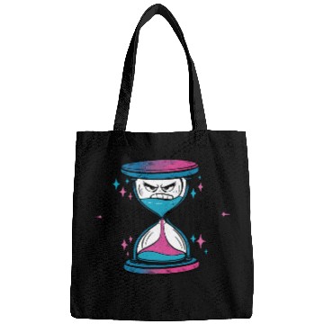 Discover Angry Hourglass with Positive Vibes for Fun Bags