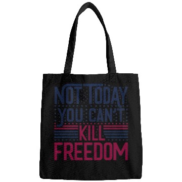 Discover Patriotic Freedom Defender design Bags