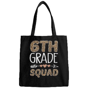 Discover 6th Grade Squad Leopard Teacher Student Bags