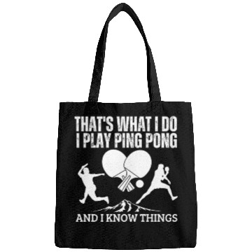Discover Ping Pong That's What I Do Funny Ping Pong Bags