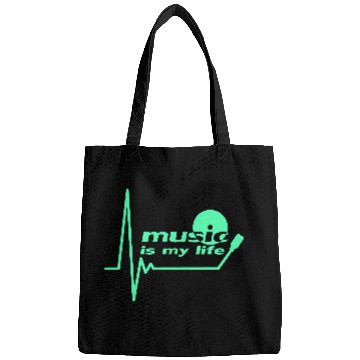 Discover Music is my Party Life Vinyl Record Plate Pulse Bags