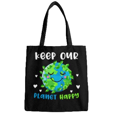 Discover keep Our Planet Happy Bags