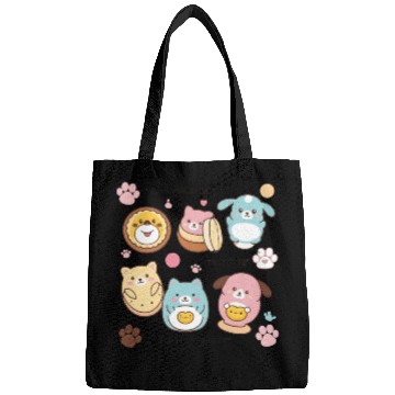 Discover Adorable animals Food with faces Bags