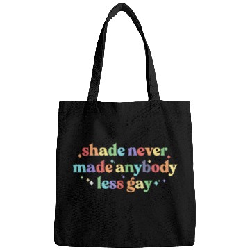 Discover Shade Never Made Anybody Rainbow Bags