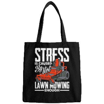 Discover Landscaper Gardener Stress Lawn Mowing Bags
