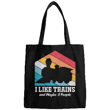 Discover Model Train I Like Trains And Maybe Three People Bags