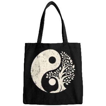 Discover Nature's Balance: Yin Yang Tree of Life Bags