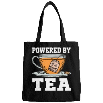 Discover Powered By Tea Tea Lover Cup Of Tea Tea Drinker Bags