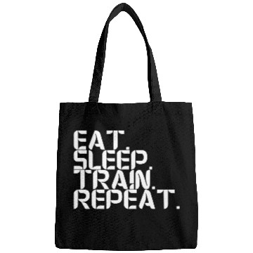 Discover Eat. Sleep. Train. Repeat Bags