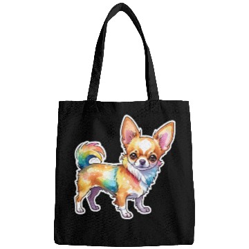 Discover Chihuahua Watercolor Bags