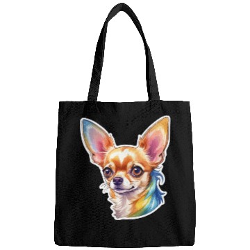 Discover Chihuahua Watercolor Bags