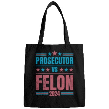Discover Prosecutor vs Felon Funny Bags