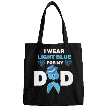 Discover I Wear Light Blue for my Dad Prostate Cancer Aware Bags