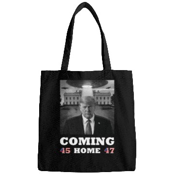 Discover Trump Coming Home with UFOs over the White House Bags
