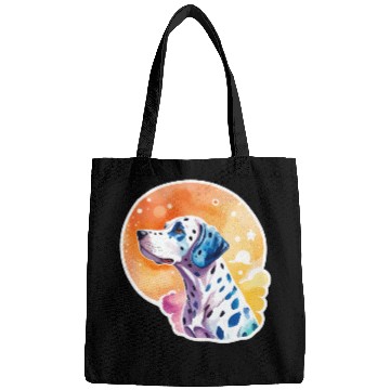 Discover Dalmatian Dog Watercolor Bags