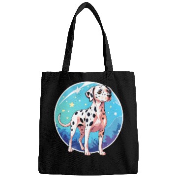 Discover Dalmatian Dog Watercolor Bags