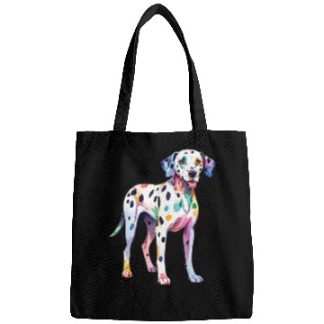 Discover Dalmatian Dog Watercolor Bags