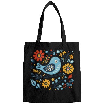 Discover Bird in Flowers Bags