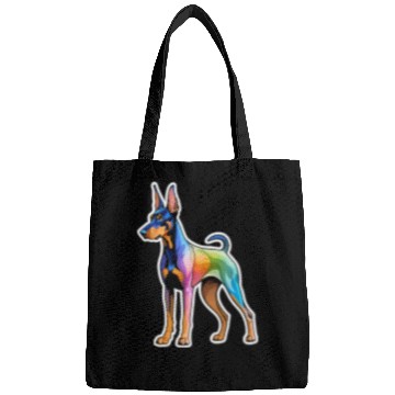 Discover Dobermann Watercolor Bags