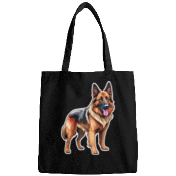 Discover Belgian Shepherd Watercolor Bags