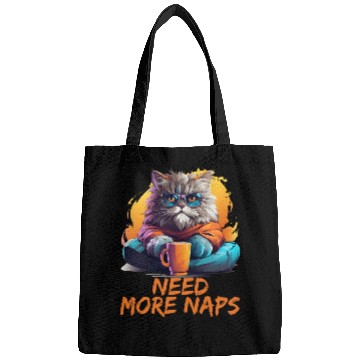 Discover Persian Cat Need More Naps Kitten Cat Memes Bags