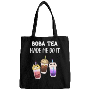 Discover Boba Tea Made Me Do It Bubble Japan K-pop Korean Bags