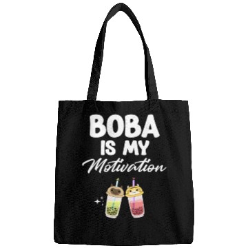 Discover Boba Is My Motivation Bubble Japan K-pop Korean Bags