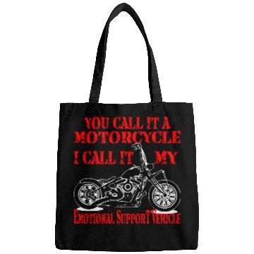 Discover Emotional Support Motorcycle LIKE US ON FACEBOOK Bags